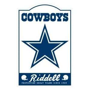  Dallas Cowboys Nostalgic Metal Sign: Sports & Outdoors