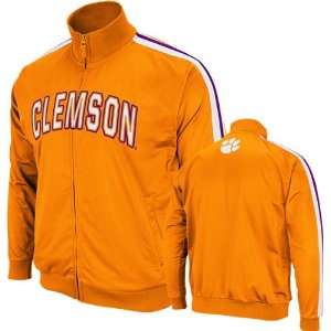  Clemson Tigers Orange Pace Track Jacket