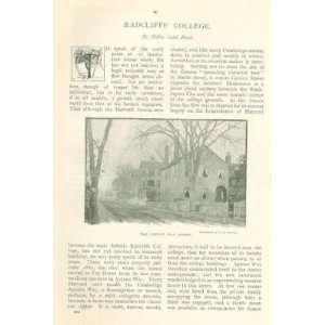   1895 Radcliffe College Fay House Lower Hall Agassiz 
