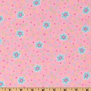  44 Wide Moda Girlie Girl Daisies Pink Fabric By The Yard 