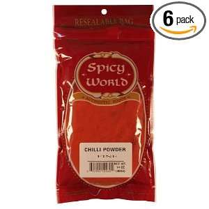 Spicy World Chili Fine, 7 Ounce Bags (Pack of 6)  Grocery 