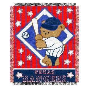  Texas Rangers 36x48 MLB Baby Blanket / Throw: Sports 