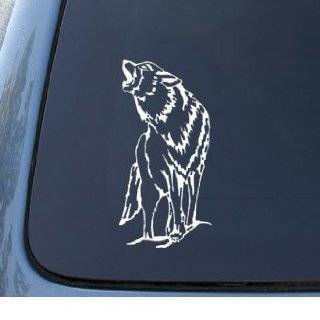 WOLF   Howling Dog Coyote   Car, Truck, Notebook, Vinyl Decal Sticker 