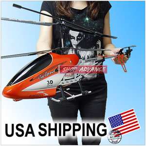 S038 27 inch GYRO Metal 3.5 Channel RC Helicopter 680mm +Blade +KIT OR 