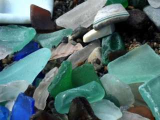   Pottery Shards, Sea Shells, Sea Rocks, 39 Found objects #L139  