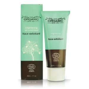 The Organic Skin Co. Brightening Almond Seed Face Exfoliant, Ecocert
