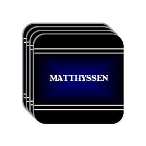   Gift   MATTHYSSEN Set of 4 Mini Mousepad Coasters (black design