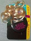 NWT Gag Gift Blonde Joke Button With Lock of Hair Why Blondes Wear 