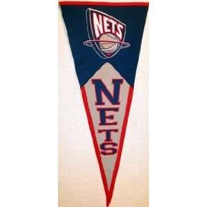  New Jersey Nets 40.5x17.5 Classic Wool Pennant Sports 