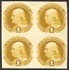 J99 PLATE BLOCK XF OGNH (POSTAGE DUES P# BLK/4)**FREE SHIP WITH TWO 