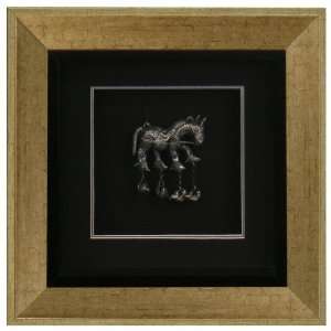  Hand Forged Horse Shadow Box