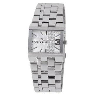   PL 10501BS/02M Glamour Square Black Dial Watch: Police: Watches