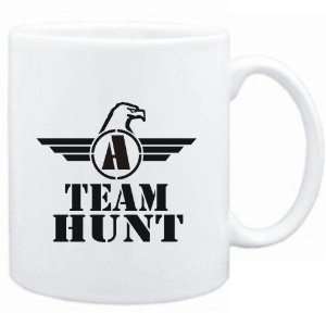   Mug White  Team Hunt   Falcon Initial  Last Names