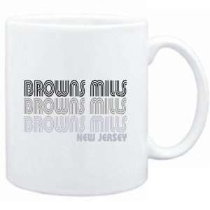  Mug White  Browns Mills State  Usa Cities Sports 