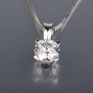   Ct VS certified Diamond solitaire Pendant w Gold 18k: Jewelry