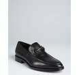 Salvatore Ferragamo black leather Clay loafers   