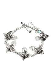 Lucky Brand   Silver Orchid Toggle Bracelet
