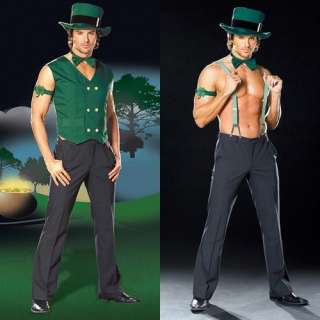 Mens Lucky Leprechaun Costume Irish M XXL  