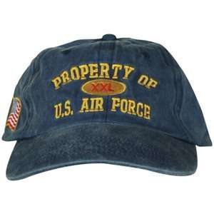  Navy Blue Property Of US Air Force XXL Embroidered Ball 