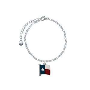  Texas Flag   Lone Star Elegant Charm Bracelet [Jewelry 