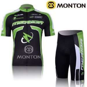  2011 merida team black&green cycling jersey short suit 