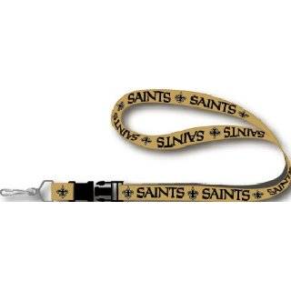   Orleans Saints Clip Lanyard Keychain Id Ticket Nfl: Sports & Outdoors