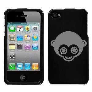   4G SILVER GRAY GREY MONKEY ON A BLACK HARD CASE COVER: Everything Else