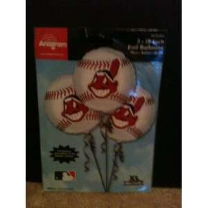  Cleveland Indians 3 18 Inch Foil Balloons Toys & Games