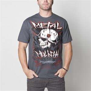Metal Mulisha Moss T Shirt   Small/Charcoal