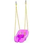 Little Tikes 2 in 1 Snug N Secure Swing Pink New Swings Sets Gym Play 