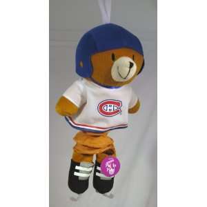   Canadiens Musical Plush Pull Down Bear Baby Toy: Sports & Outdoors