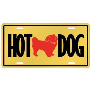 New  Tibetan Spaniel   Hot Dog  License Plate Dog 