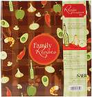 X7 Recipe Cards Family Recipes 3 Ring Scrapbook Kit 881850
