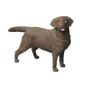   Original Size Labrador Retriever Dog Figurine   Chocol: Home & Kitchen