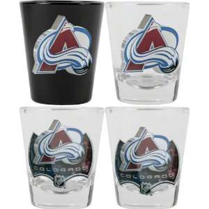  Colorado Avalanche 3D Logo Shot Glass Set: Sports 