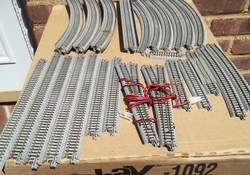 KATO N SCALE UNITRACK ASSORTED TRACK LOT,W/SWITCHES ETC  