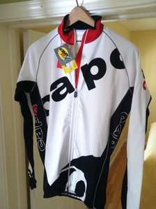 Capo Tomba Mens White Cycling Jacket NEW 2011  