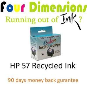  Remanufactured HP 57 C6657AN Color Ink Cartridge by Four 