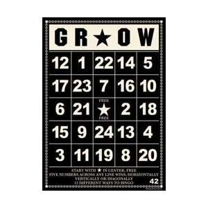  Bingo Cards 5X7 Grow/Black Toys & Games