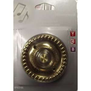   Wired Illuminated Brass Door Bell Push Button: Home Improvement