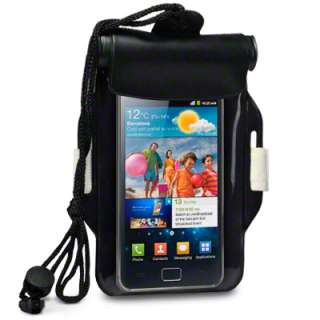 BLACK WATERPROOF CARRY CASE FOR SAMSUNG GALAXY S2  