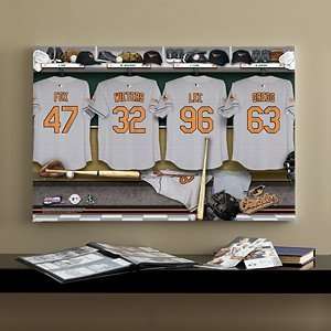   Locker Room Canvas   Baltimore Orioles   16x24