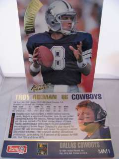 ACTION PACKED MAMMOTH CARD OF TROY AIKMAN  