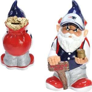   England Patriots Official NFL Good Luck Gnome Bank: Sports & Outdoors