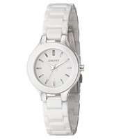 DKNY Watch, Womens White Ceramic Bracelet NY4886