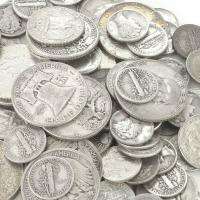   Silver Coins   Lot Halves, Quarters, and Dimes Bullion Not Junk  
