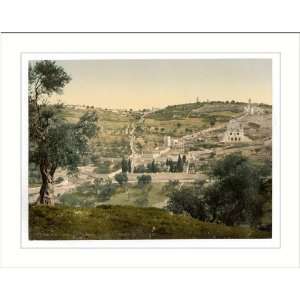  Mount of Olives and Gethsemane general view Jerusalem, c 