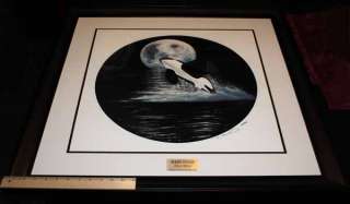 Signed WYLAND Art Serio LITHOGRAPH Frame, Hand ACCENT  