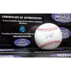  Homer Bailey Autographed Baseball