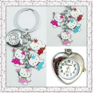 Cute Hello Kitty Key ring Key Chain Bag Gift Watch  